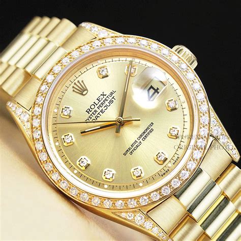 solid gold presidential rolex|18k gold rolex watch prices.